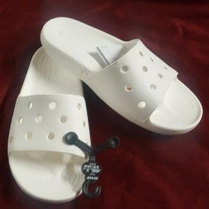 Womens Crocs Classic Slide White (SIZE 7)